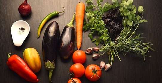 Аджапсандали из баклажанов