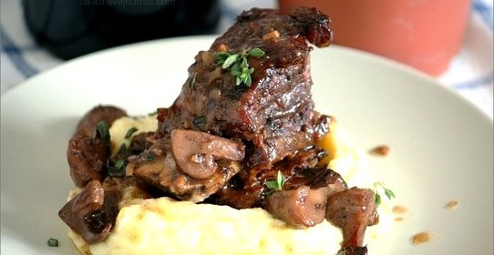 Говяжьи рёбрышки в вине