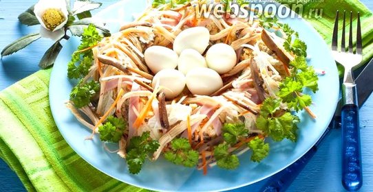 Салат «Ласточкино гнездо»