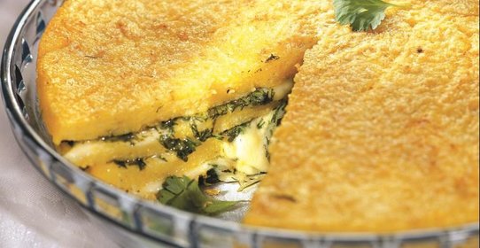 Полента с сыром