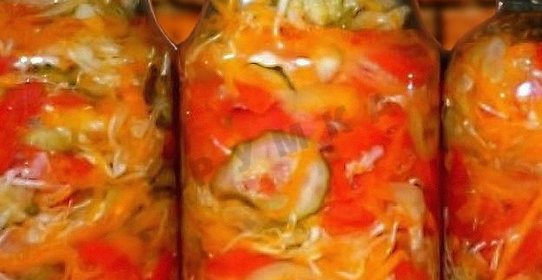 Салат охотничий на зиму заготовка