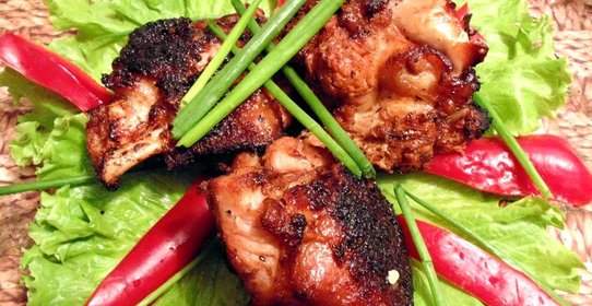 Крылья индейки гриль