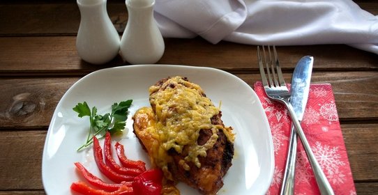 Грудка, запеченная с сыром
