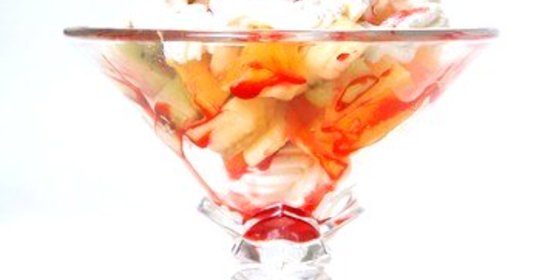 Имбирные взбитые сливки с цукатами