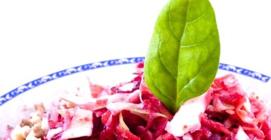 Капустный салат с тыквой