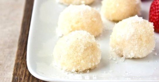 Трюфели из йогурта и белого шоколада