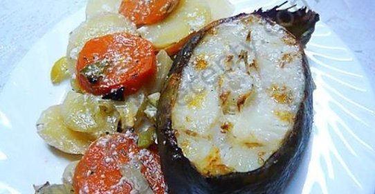 Треска запеченная в духовке в фольге