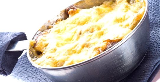 Запеченный омлет с куриной печенкой