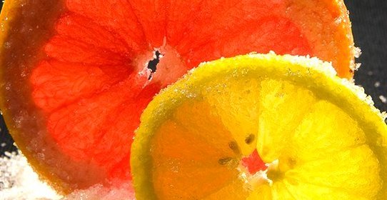 Апельсины или лимоны в сахаре