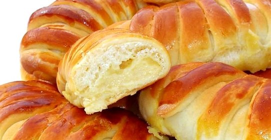 Воздушные булочки с заварным кремом