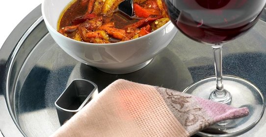 Салат из печеных перцев с бальзамическим уксусом