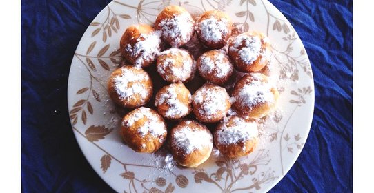 Пончики творожные