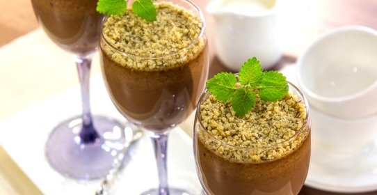 Шоколадно-ореховый десерт