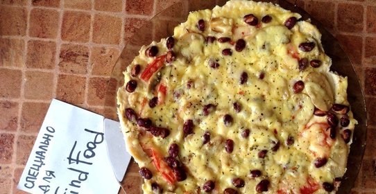 Пицца с основой из курицы