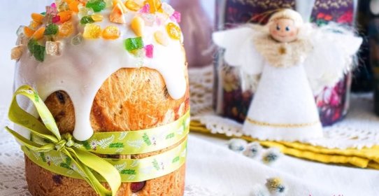Итальянский пасхальный кулич
