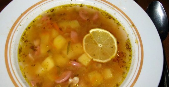 Рассольник с курицей