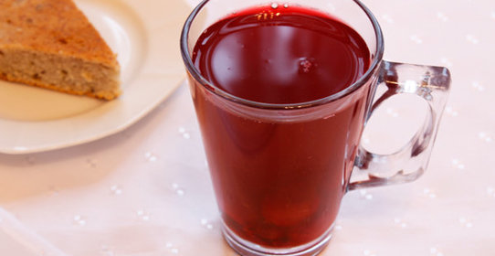 Ягодный компот с медом