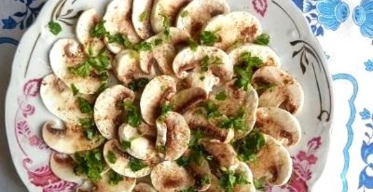 Карпаччо из шампиньонов