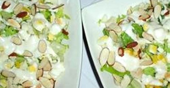 Салат с голубым сыром