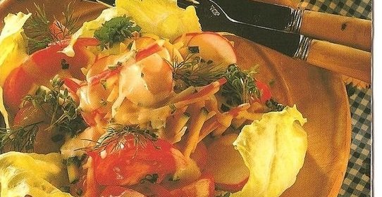 Овощной салат «Весенняя радость»