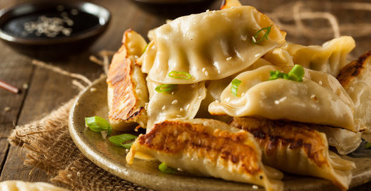 Вареники с лососем