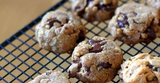 Арахисовое печенье с шоколадом