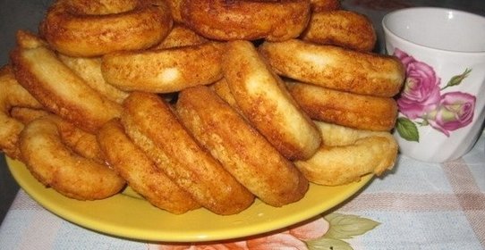 Пончики с творогом