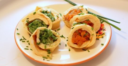 Омлет с овощами