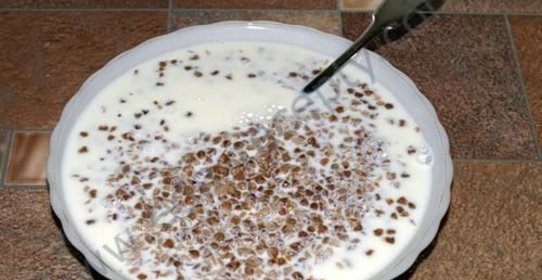Гречневая каша с молоком