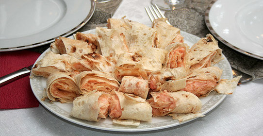 Рулеты с рыбой