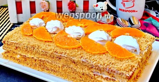 Торт из зефира и печенья