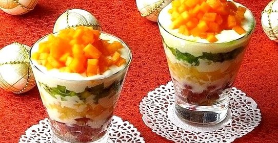 Десертный салат Услада