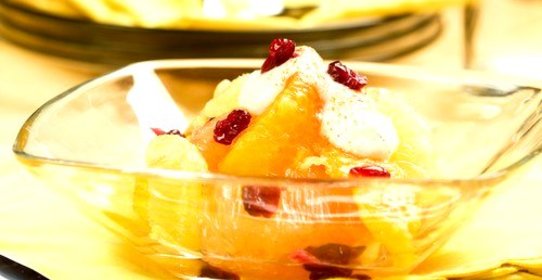 Цитрусовый салат с анисом и ликером