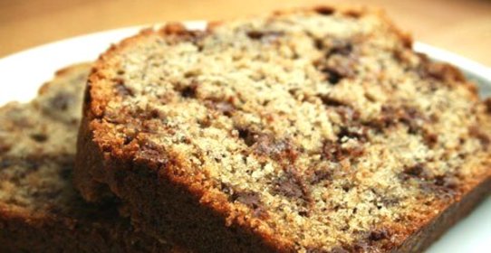 Шоколадно-банановый хлеб