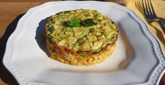 Омлет с овощами