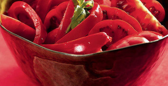 Салат из помидоров