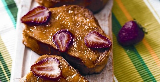 Сладкие гренки без молока и яиц