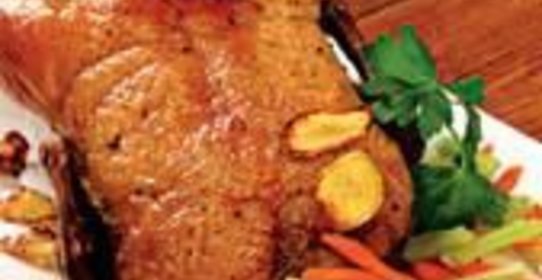 Утка с шалфеем и имбирем