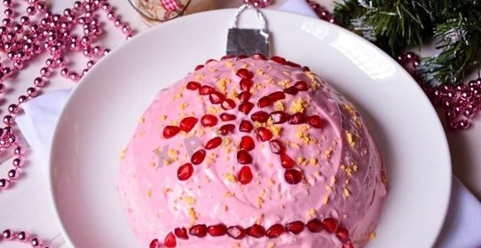 Салат Новогодняя игрушка