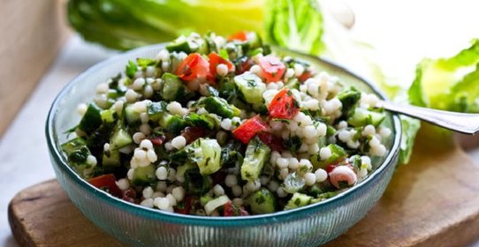 Кускус с огурцом