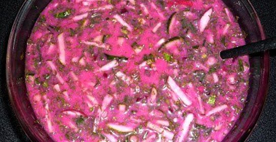 Холодный свекольник