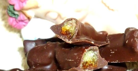 Апельсиновые шкурки в шоколаде