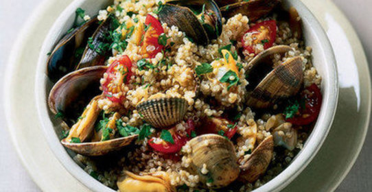 Салат с морепродуктами