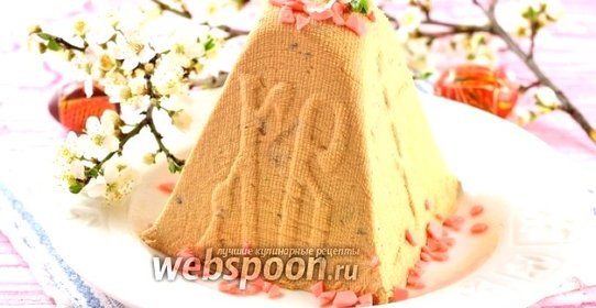 Карамельная творожная пасха