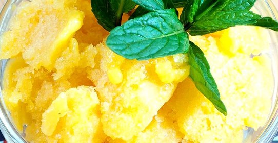 Летний цитрусовый сорбет