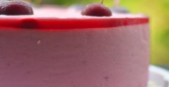 Торт-мусс Вишневое зеркало