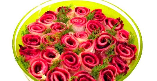 Блинный салат