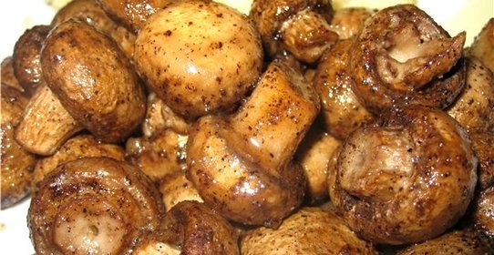 Запеченные шампиньоны