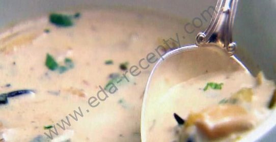 Грибной суп-крем из белых грибов со сливками