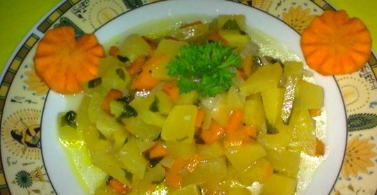 Тушеная репа